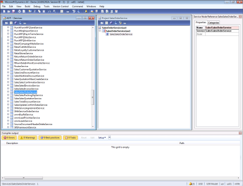 Extending Microsoft Dynamics AX 2012 Cookbook web-services-and-forms-img-1