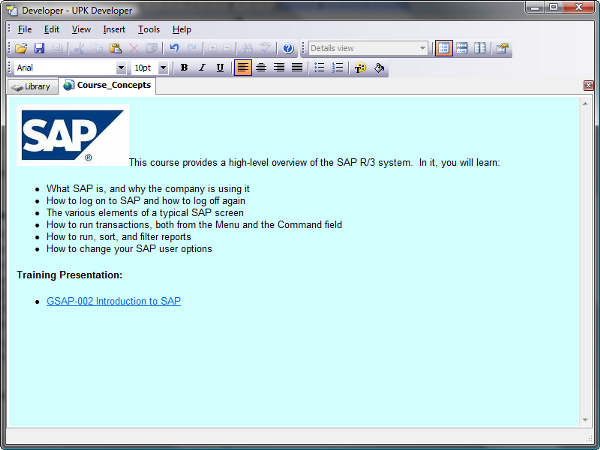 Oracle User Productivity Kit 3.5 using-web-pages-upk-35-img-8