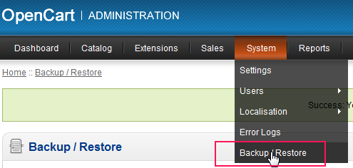 Upgrading OpenCart upgrading-opencart-img-0