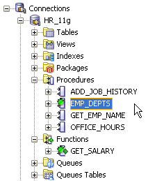 Debugging mechanisms in Oracle SQL Developer 2.1 using Pl/SQL